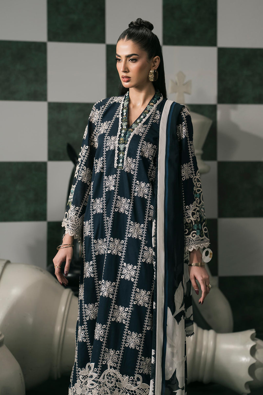Maria B | Eid Collection 26 | 3 Piece Embroidered Lawn Suit