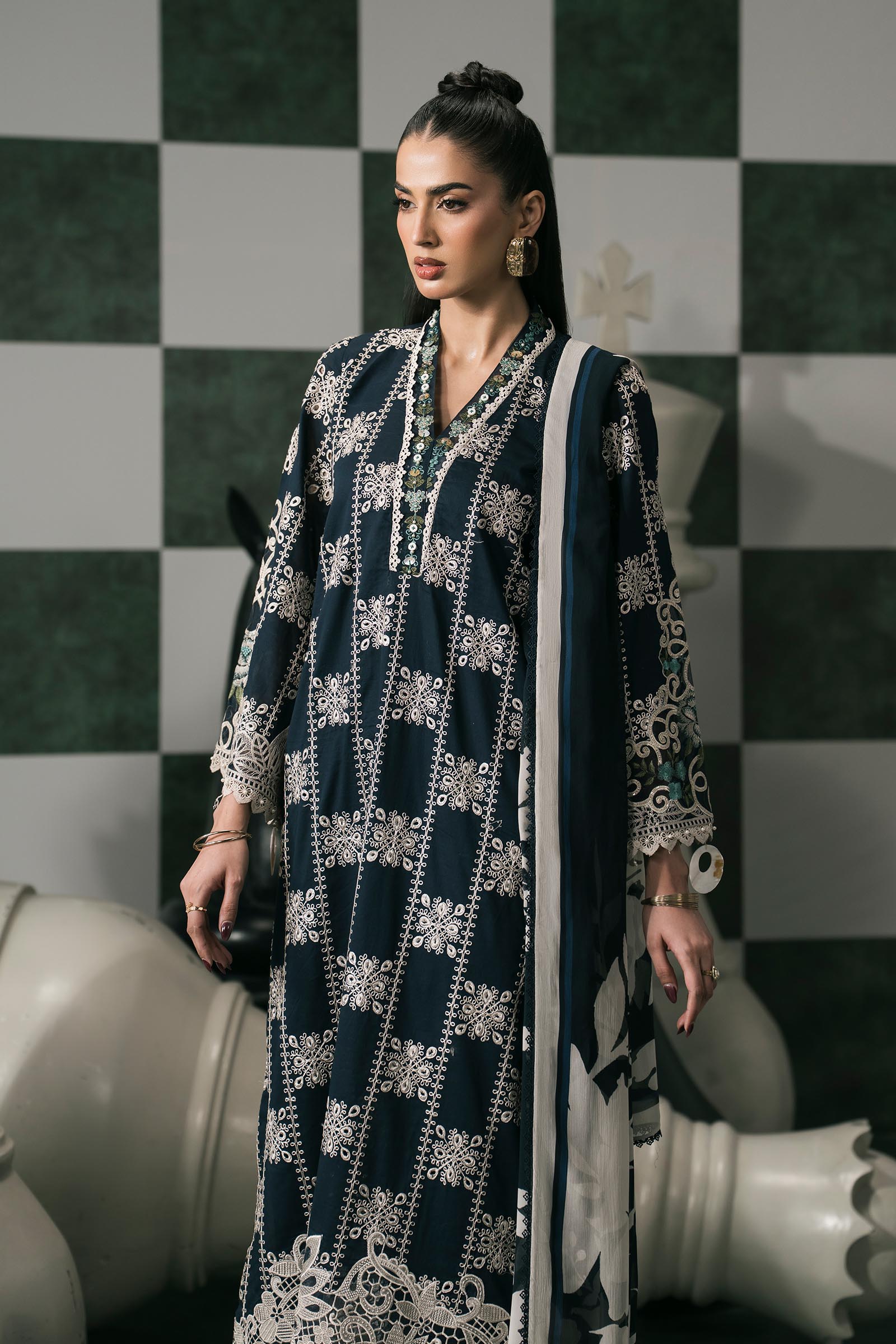 Maria B | Eid Collection 26 | 3 Piece Embroidered Lawn Suit