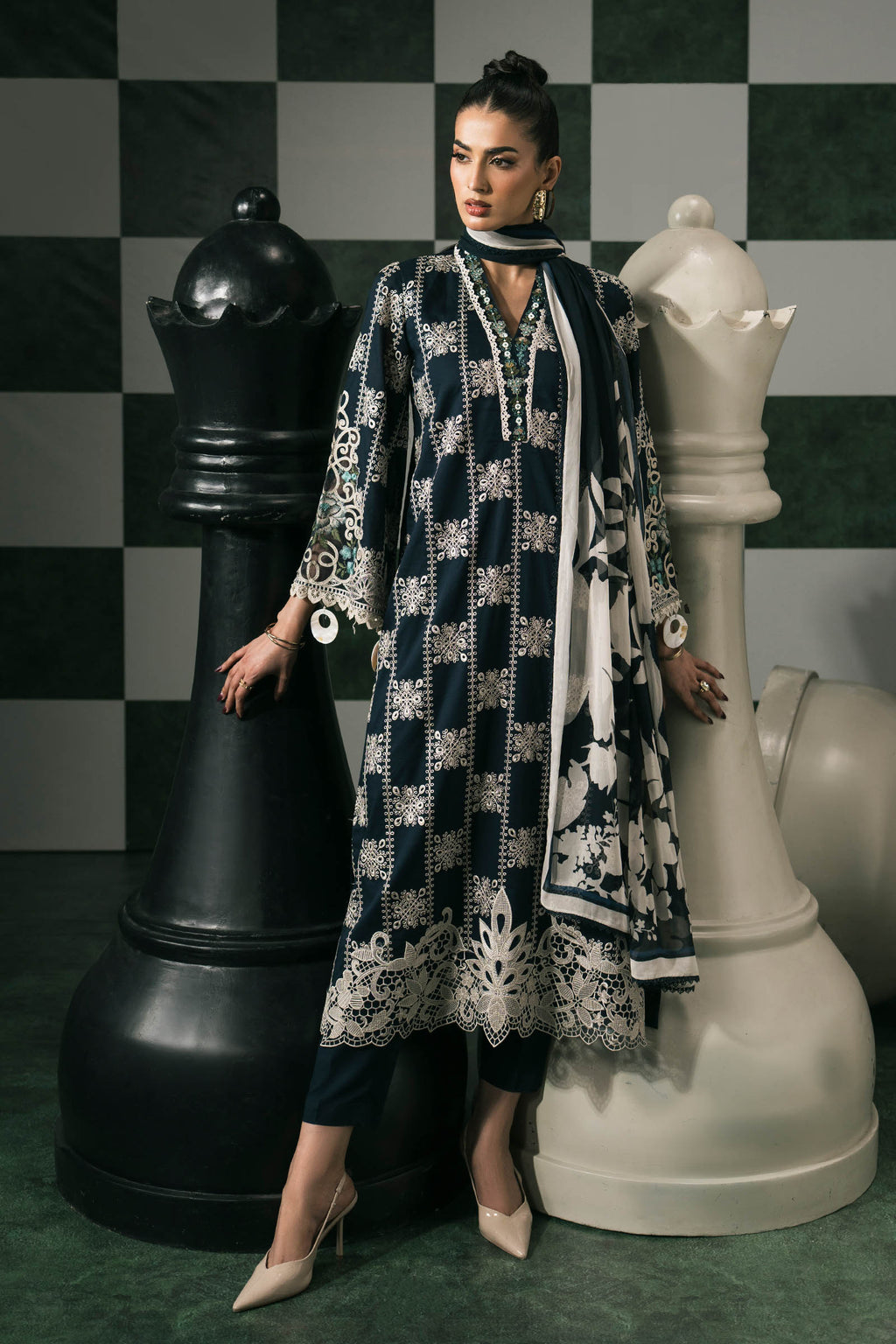 Maria B | Eid Collection 26 | 3 Piece Embroidered Lawn Suit