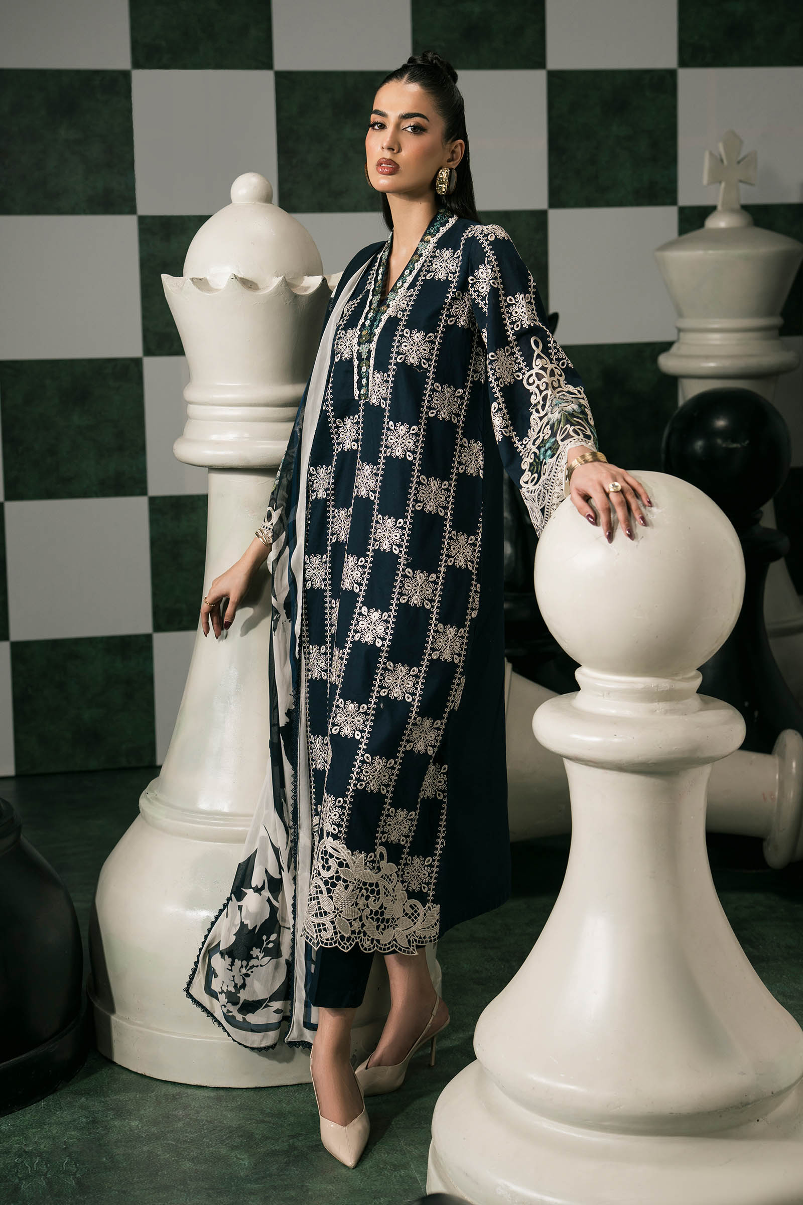 Maria B | Eid Collection 26 | 3 Piece Embroidered Lawn Suit