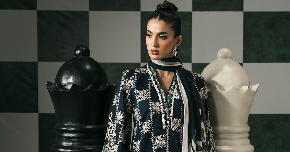 Maria B | Eid Collection 26 | 3 Piece Embroidered Lawn Suit