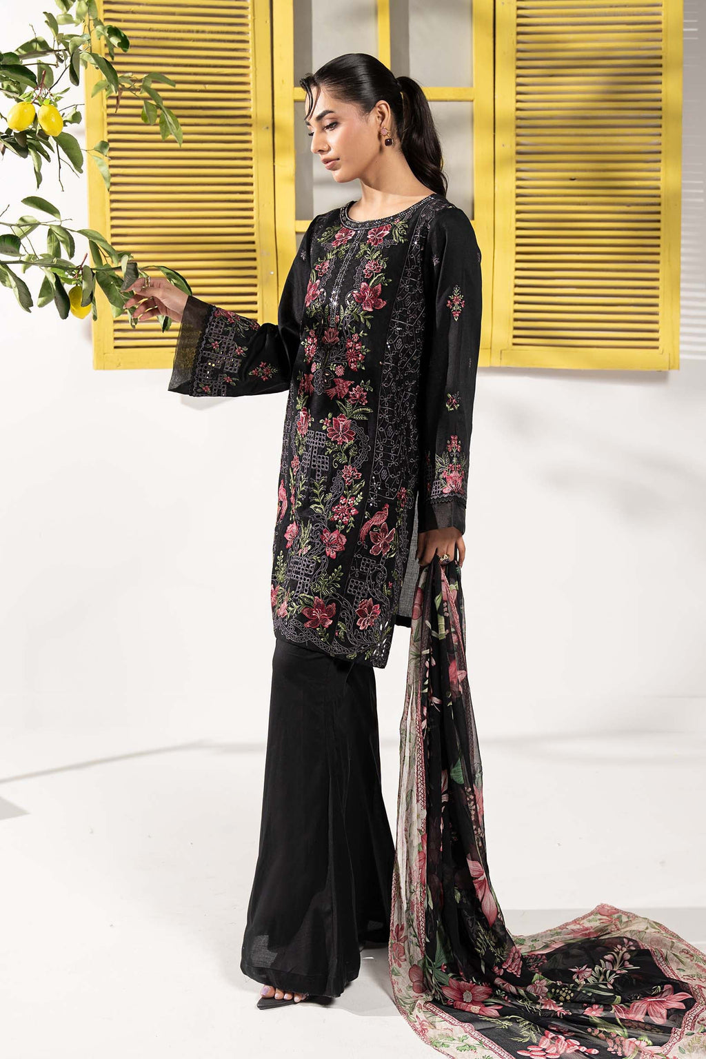 Maria B | Eid Collection 26 | 3 Piece Embroidered Dobby Lawn Suit