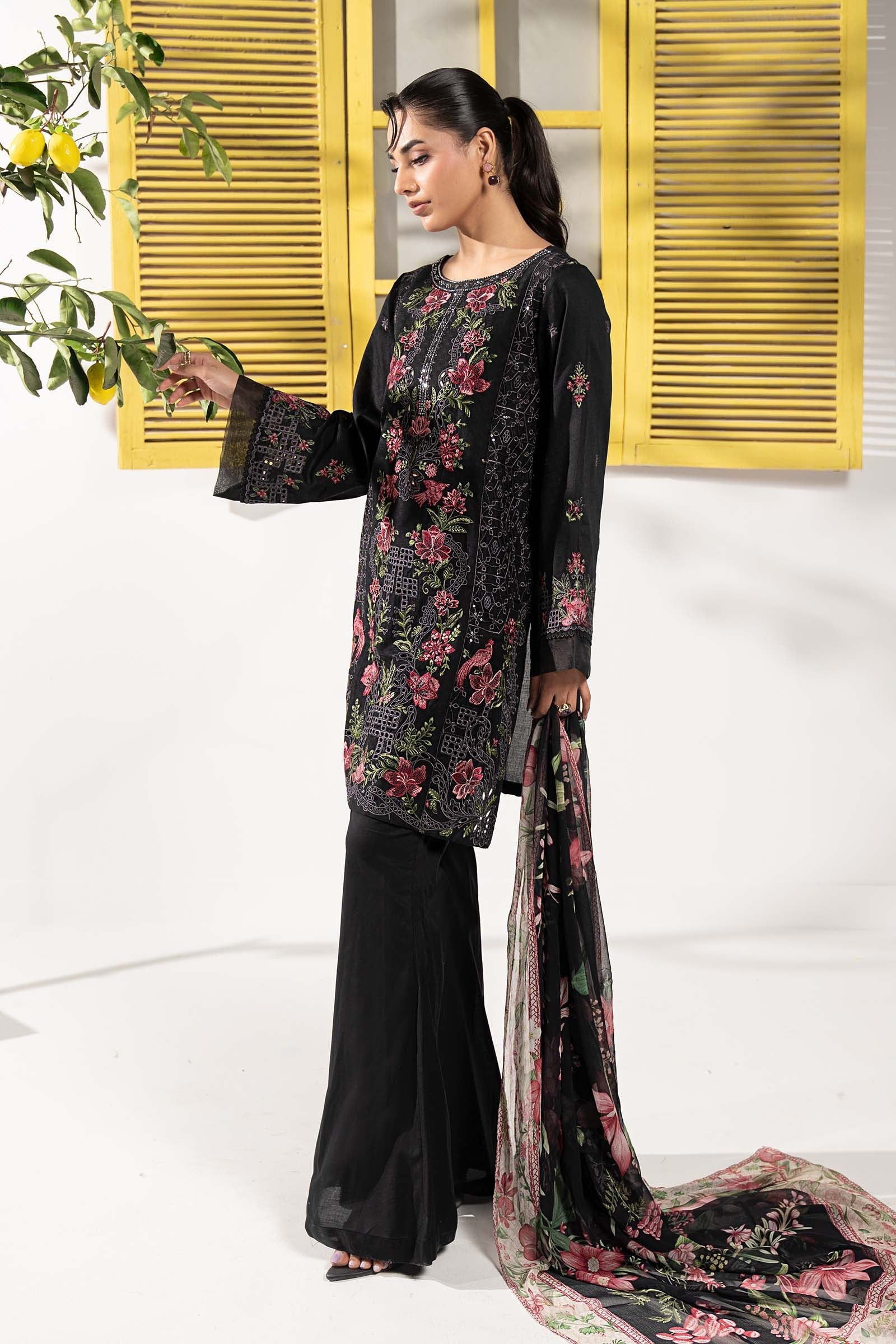 Maria B | Eid Collection 26 | 3 Piece Embroidered Dobby Lawn Suit