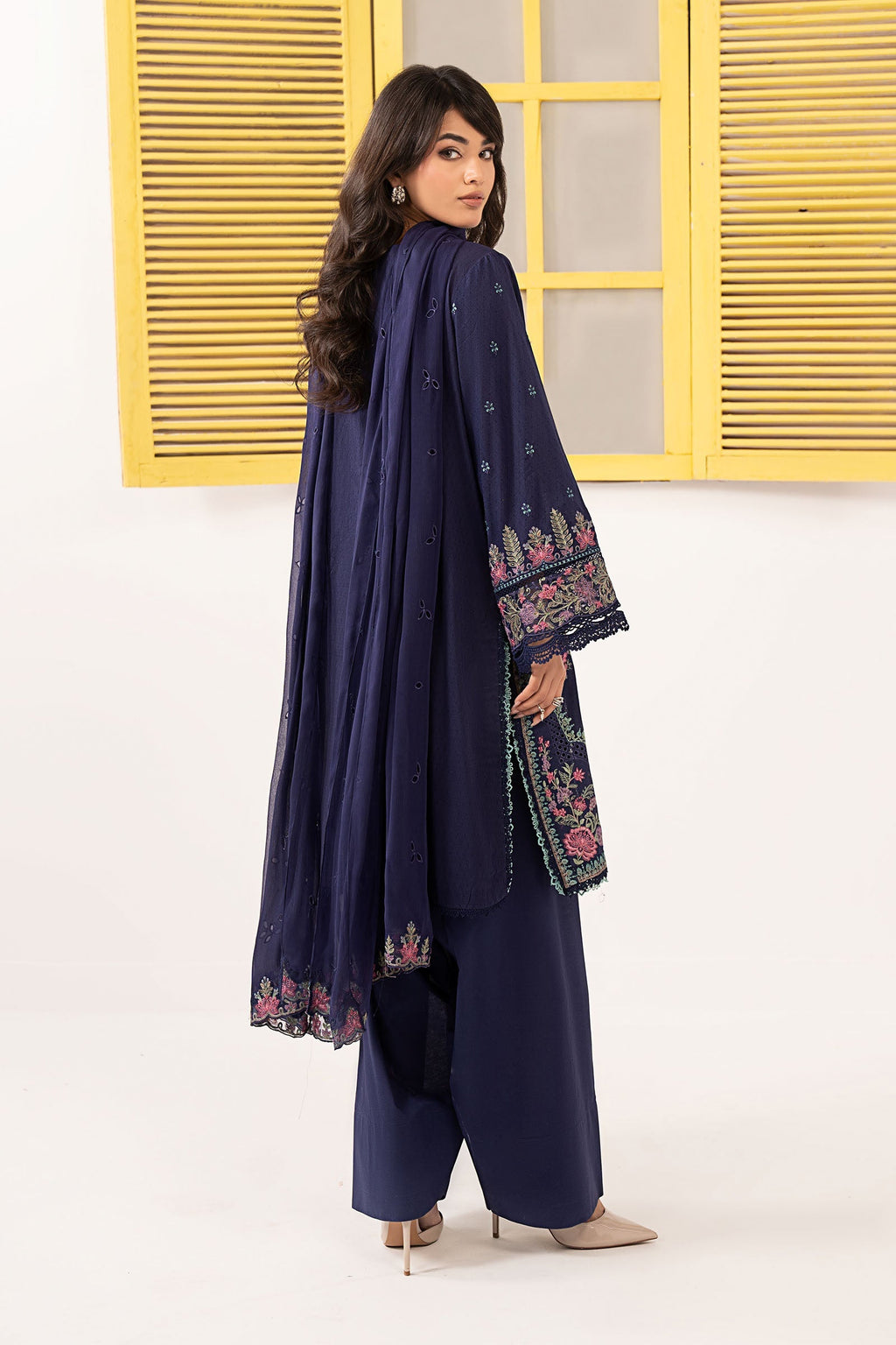 Maria B | Eid Collection 26 | 3 Piece Embroidered Dobby Lawn Suit