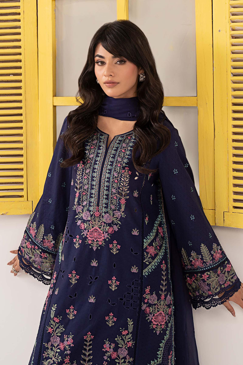 Maria B | Eid Collection 26 | 3 Piece Embroidered Dobby Lawn Suit