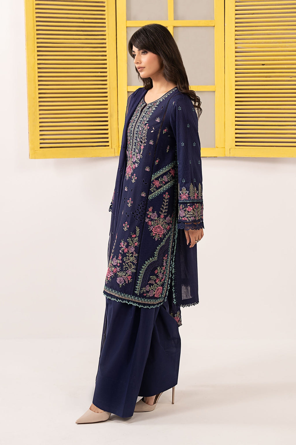 Maria B | Eid Collection 26 | 3 Piece Embroidered Dobby Lawn Suit
