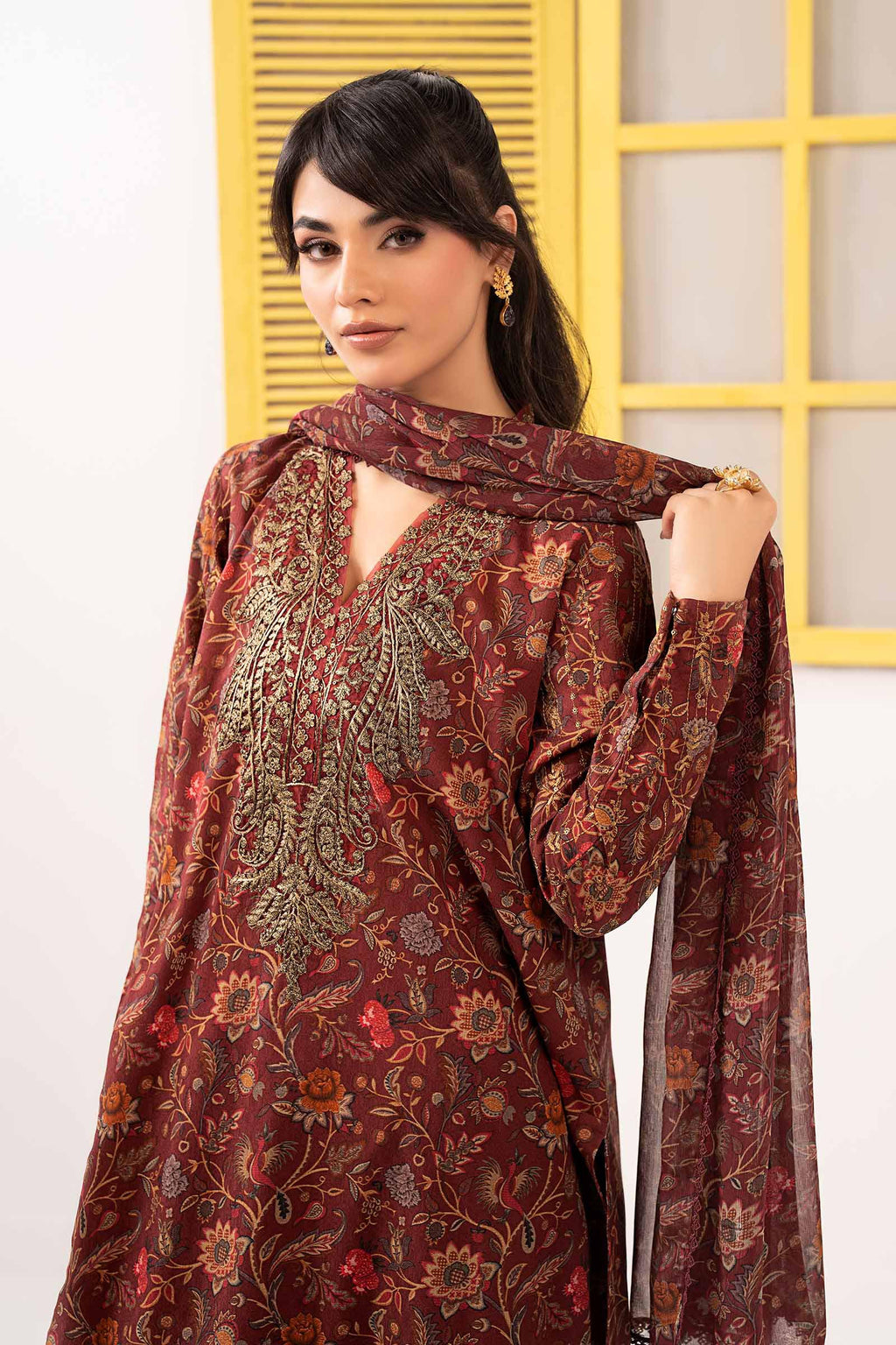 Maria B | Eid Collection 26 | 3 Piece Embroidered Dobby Lawn Suit