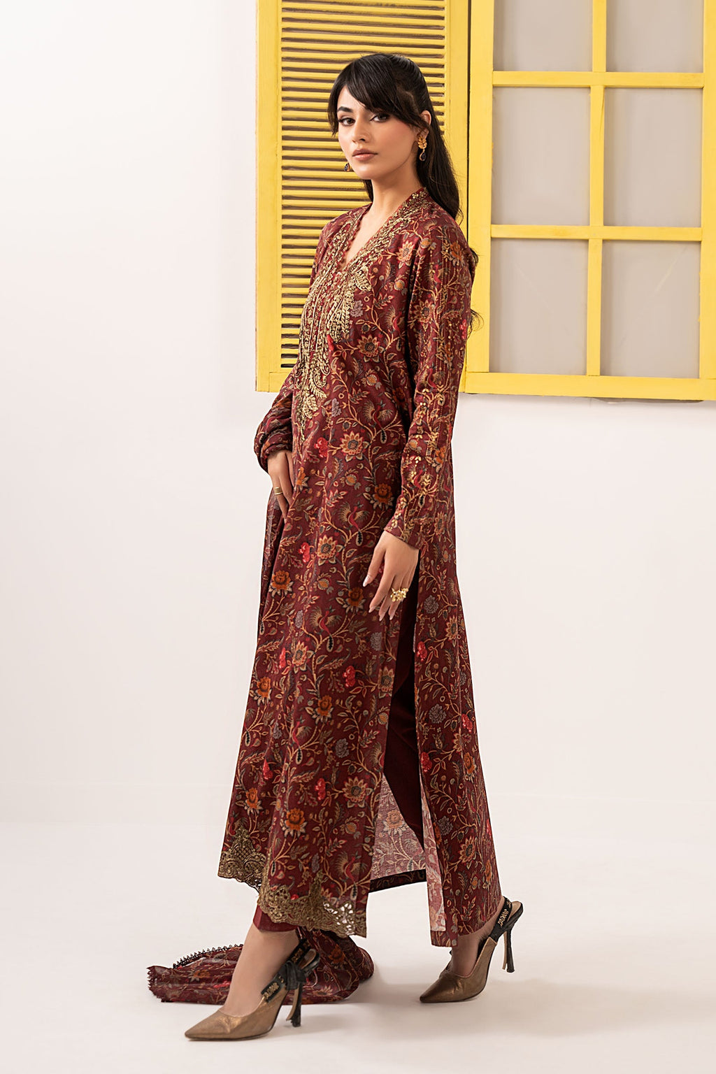 Maria B | Eid Collection 26 | 3 Piece Embroidered Dobby Lawn Suit