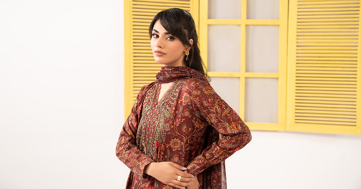 Maria B | Eid Collection 26 | 3 Piece Embroidered Dobby Lawn Suit
