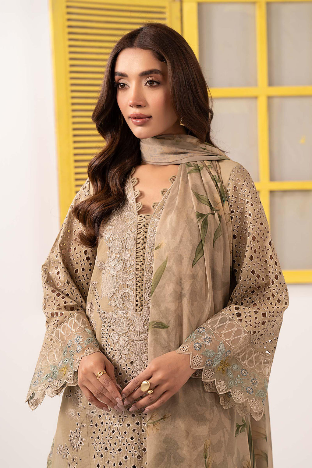 Maria B | Eid Collection 26 | 3 Piece Embroidered Dobby Lawn Suit