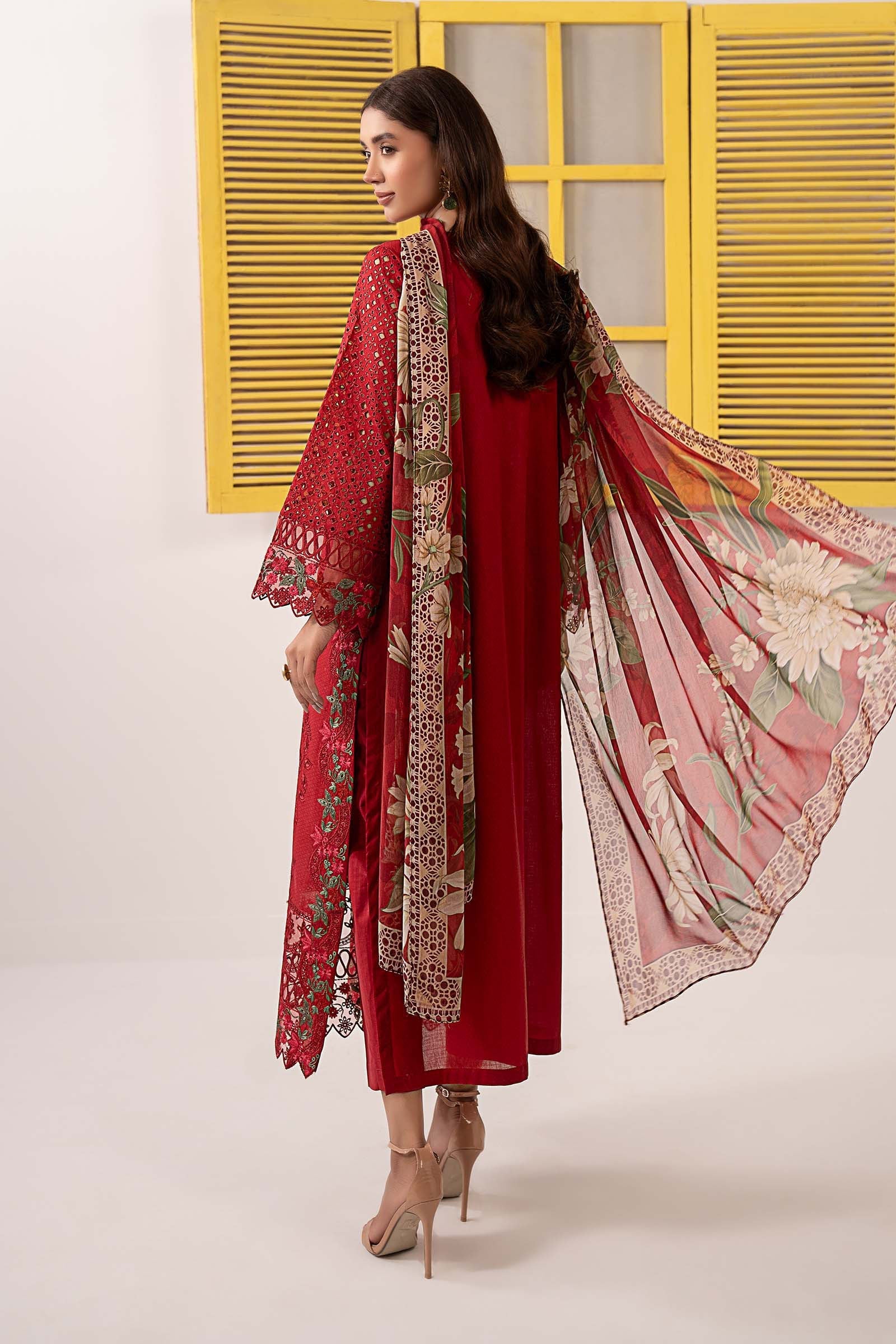 Maria B | Eid Collection 26 | 3 Piece Embroidered Dobby Lawn Suit