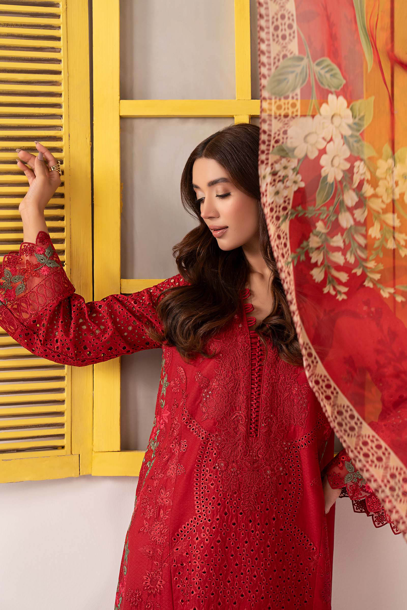 Maria B | Eid Collection 26 | 3 Piece Embroidered Dobby Lawn Suit