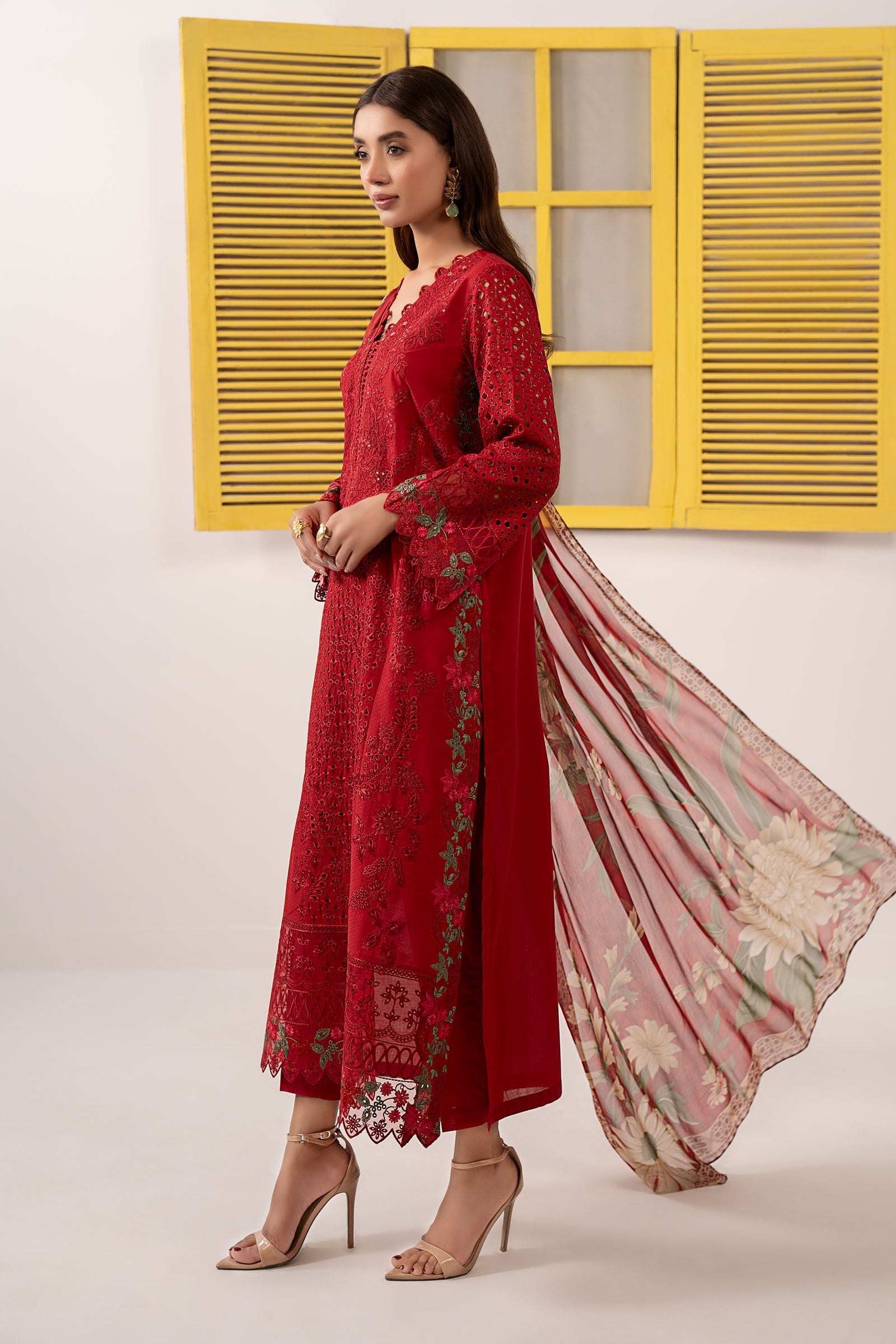 Maria B | Eid Collection 26 | 3 Piece Embroidered Dobby Lawn Suit