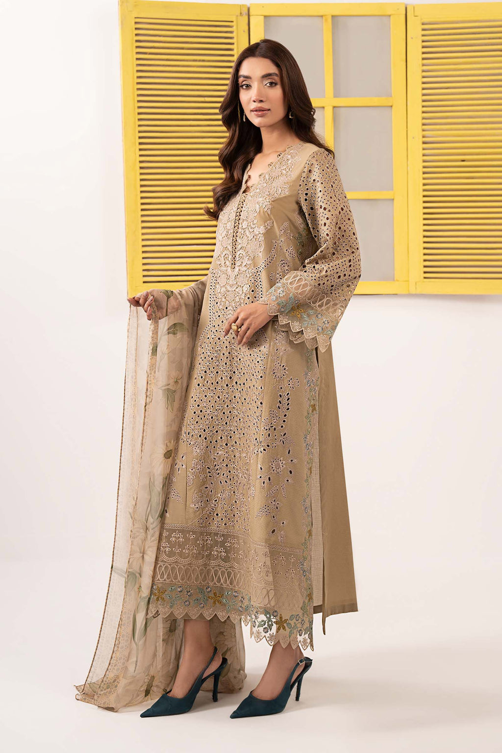Maria B | Eid Collection 26 | 3 Piece Embroidered Dobby Lawn Suit