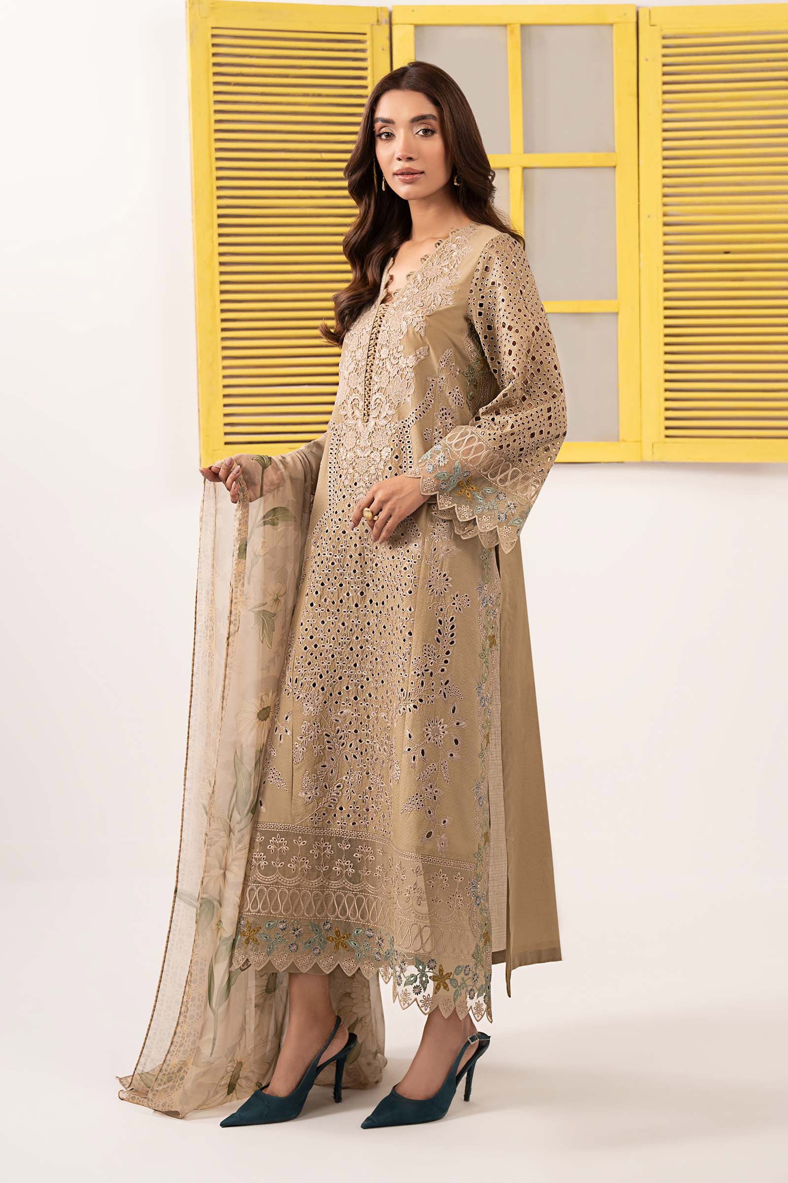 Maria B | Eid Collection 26 | 3 Piece Embroidered Dobby Lawn Suit