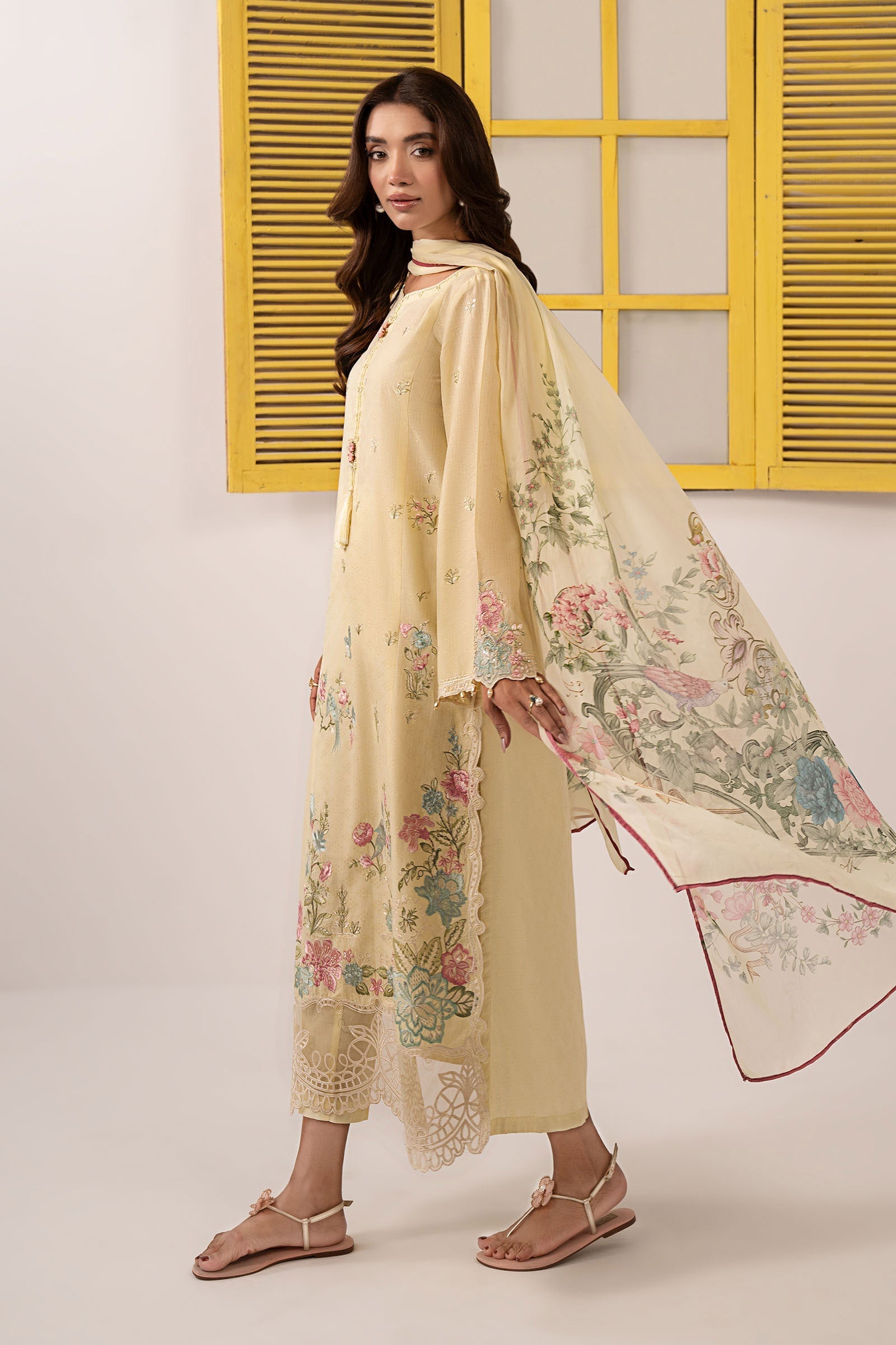Maria B | Eid Collection 26 | 3 Piece Embroidered Dobby Lawn Suit