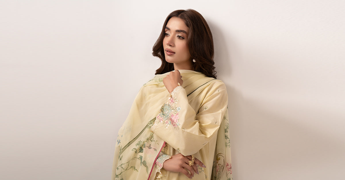 Maria B | Eid Collection 26 | 3 Piece Embroidered Dobby Lawn Suit