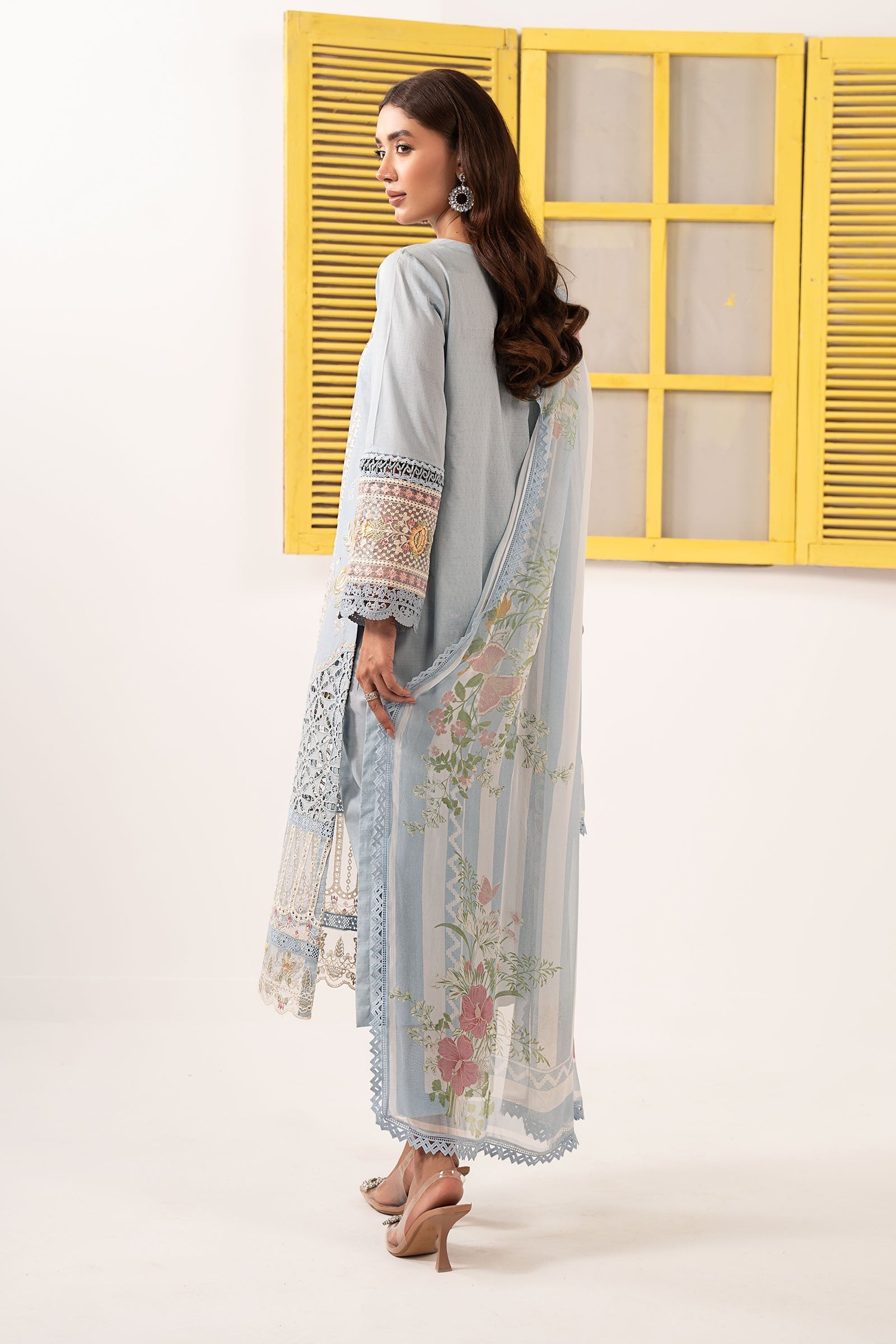 Maria B | Eid Collection 26 | 3 Piece Embroidered Dobby Lawn Suit