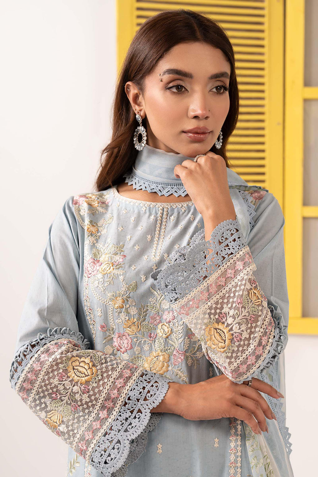 Maria B | Eid Collection 26 | 3 Piece Embroidered Dobby Lawn Suit