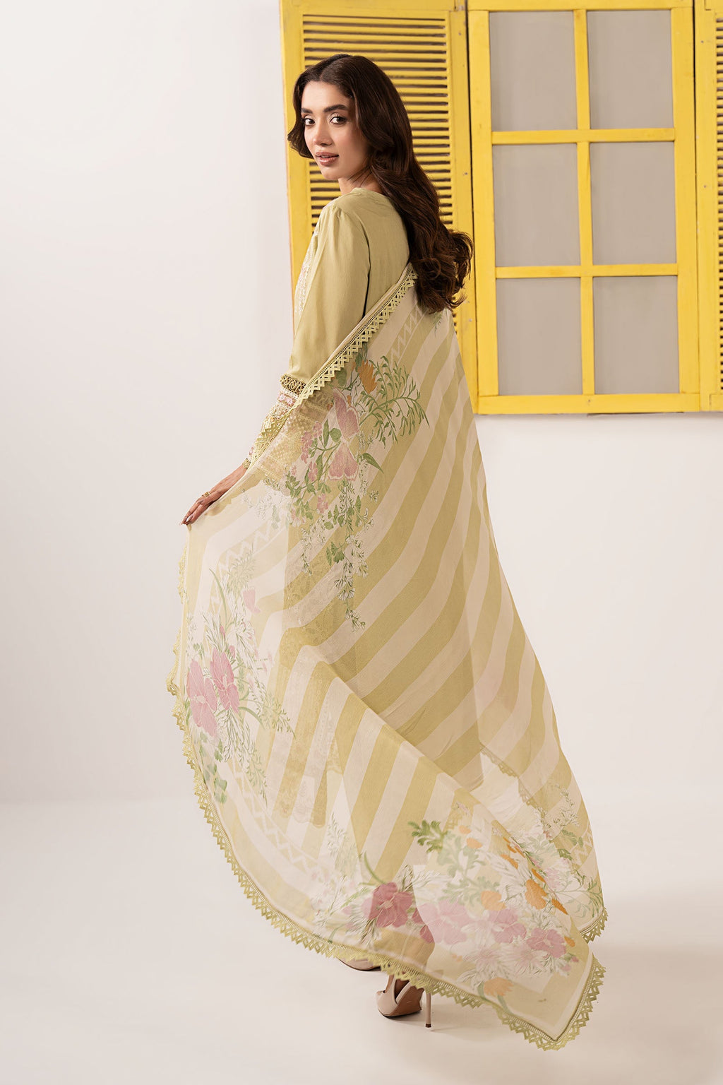 Maria B | Eid Collection 26 | 3 Piece Embroidered Dobby Lawn Suit