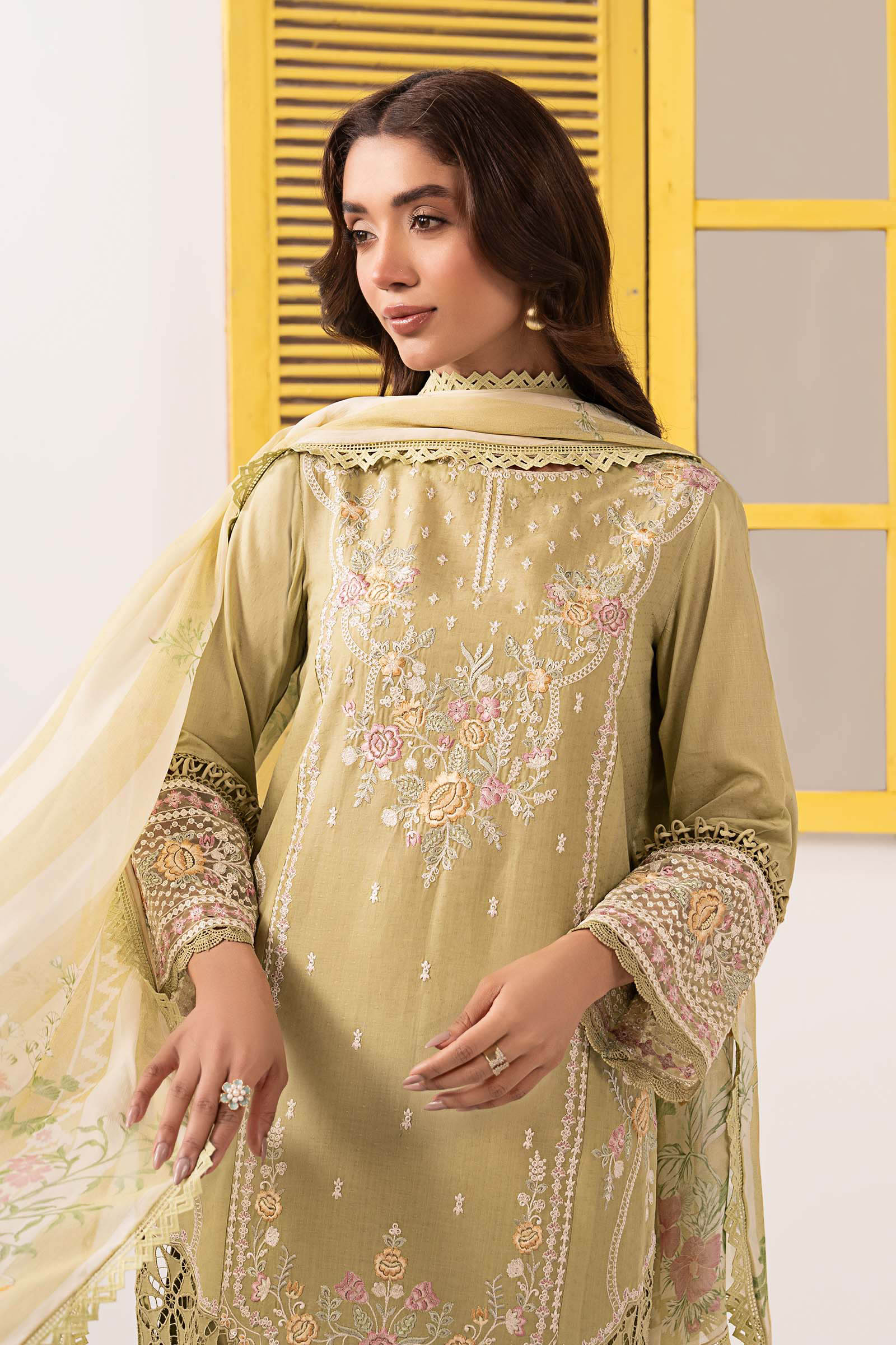 Maria B | Eid Collection 26 | 3 Piece Embroidered Dobby Lawn Suit