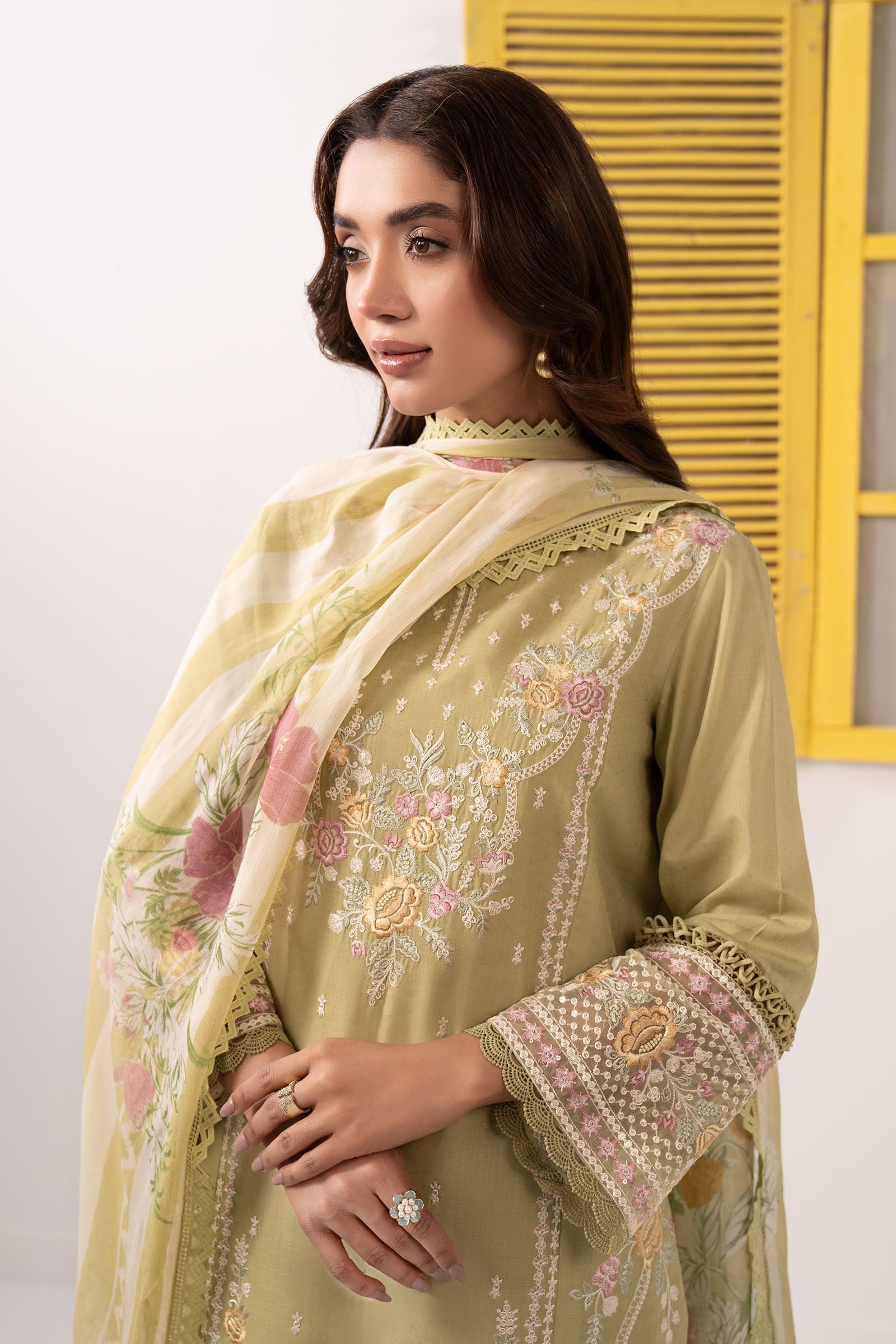 Maria B | Eid Collection 26 | 3 Piece Embroidered Dobby Lawn Suit