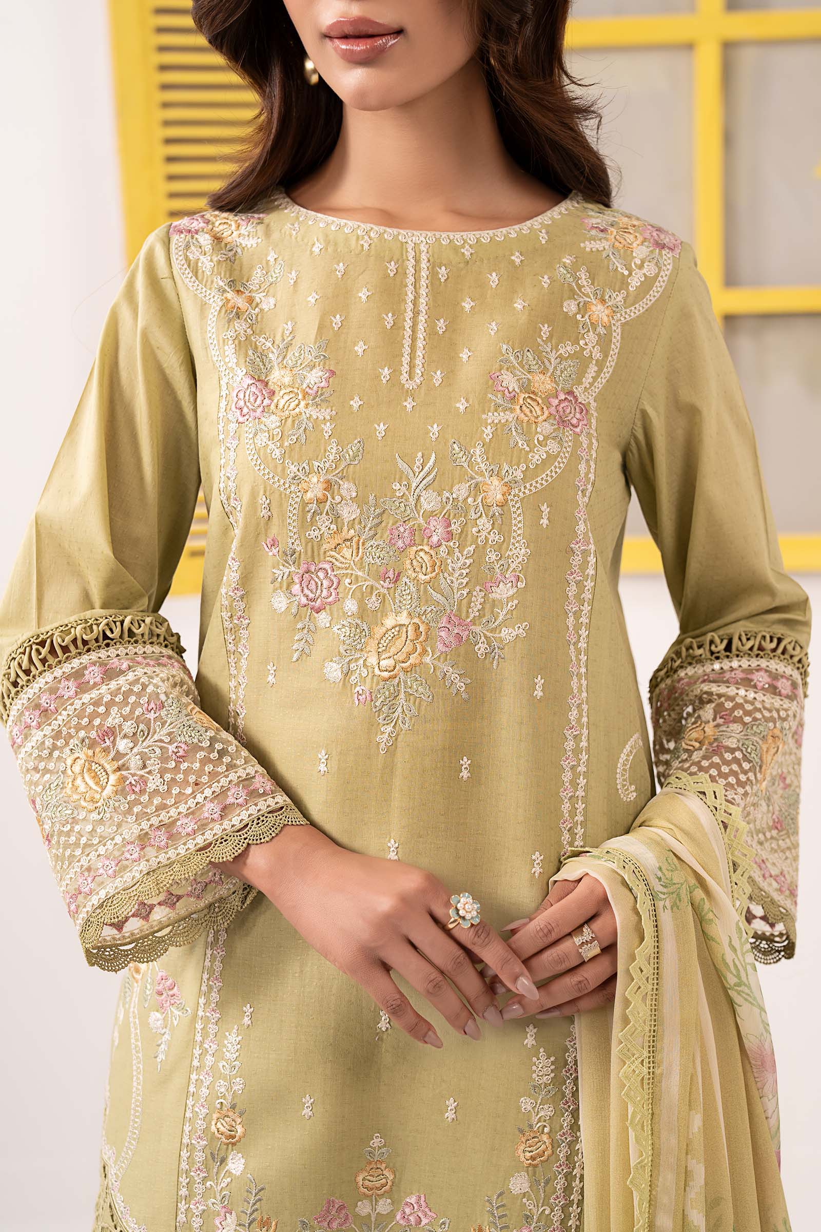 Maria B | Eid Collection 26 | 3 Piece Embroidered Dobby Lawn Suit