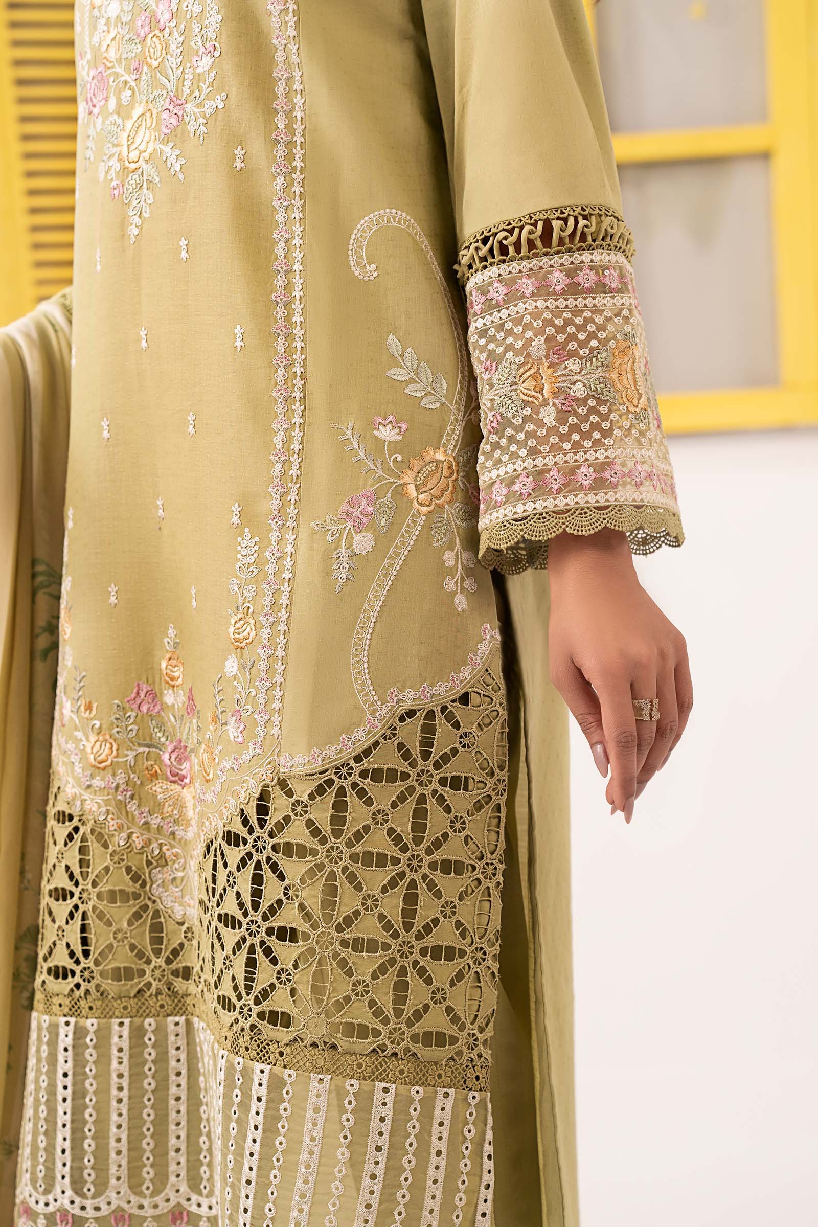 Maria B | Eid Collection 26 | 3 Piece Embroidered Dobby Lawn Suit