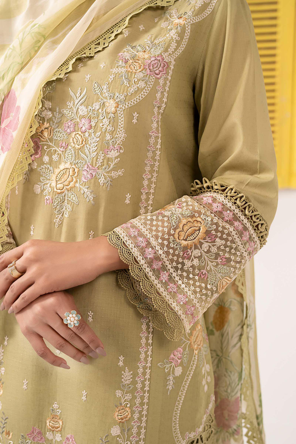 Maria B | Eid Collection 26 | 3 Piece Embroidered Dobby Lawn Suit