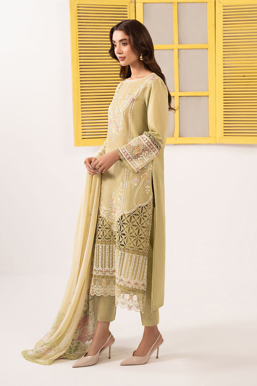 Maria B | Eid Collection 26 | 3 Piece Embroidered Dobby Lawn Suit