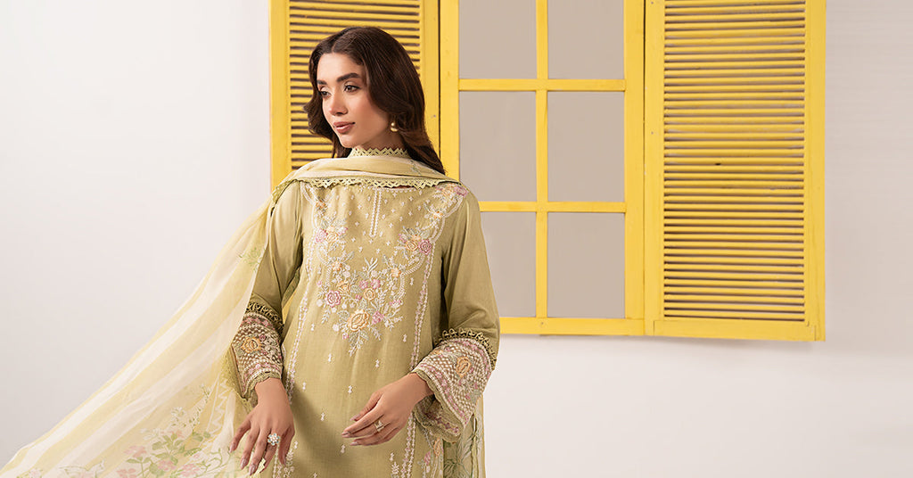 Maria B | Eid Collection 26 | 3 Piece Embroidered Dobby Lawn Suit