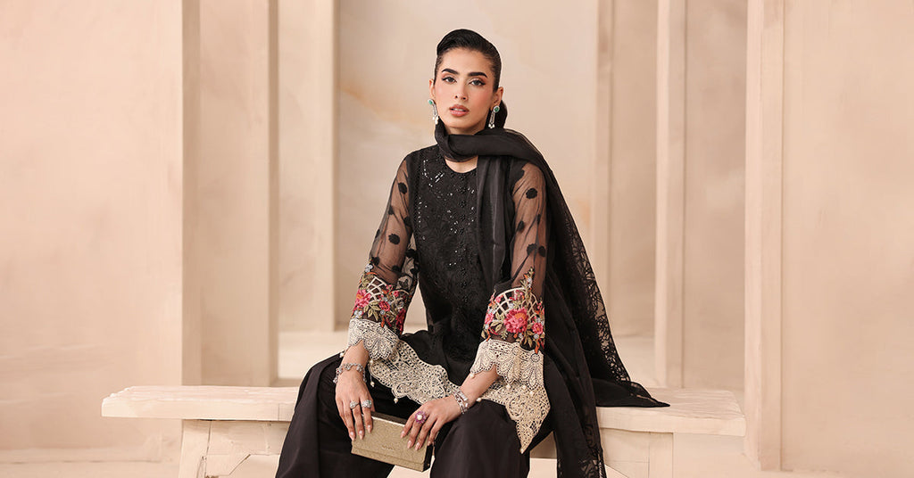 Maria B | Luxury Winter Pret 25 | DW-MN25-02-Black