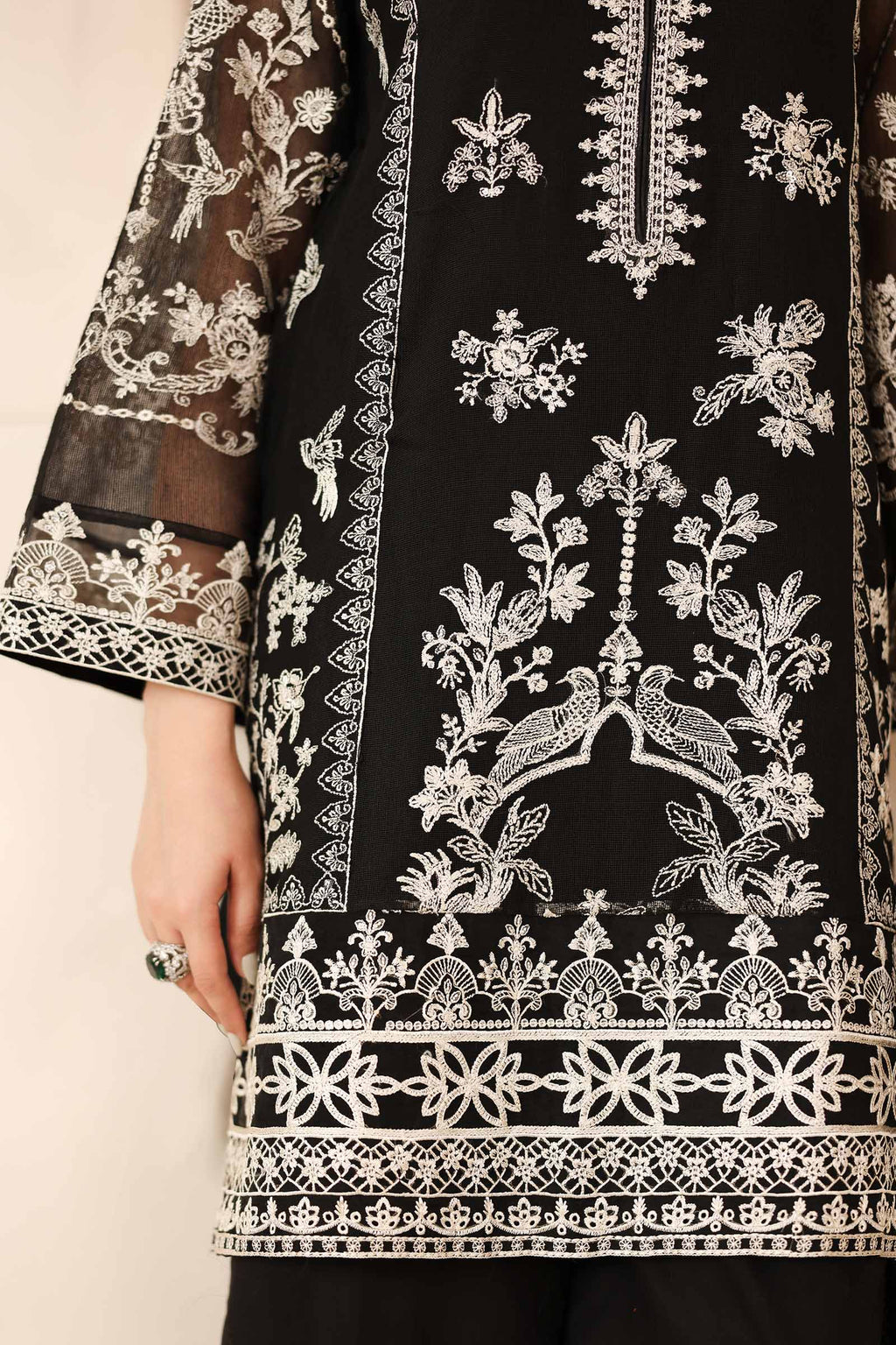 Maria B | Luxury Winter Pret 25 | DW-MN25-03-Black