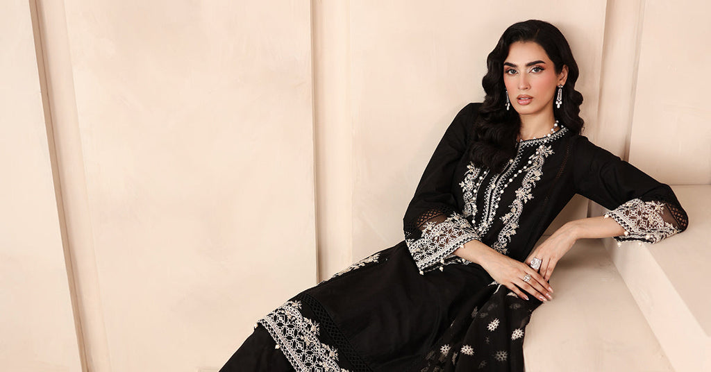 Maria B | Luxury Winter Pret 25 | DW-MN25-13-Black