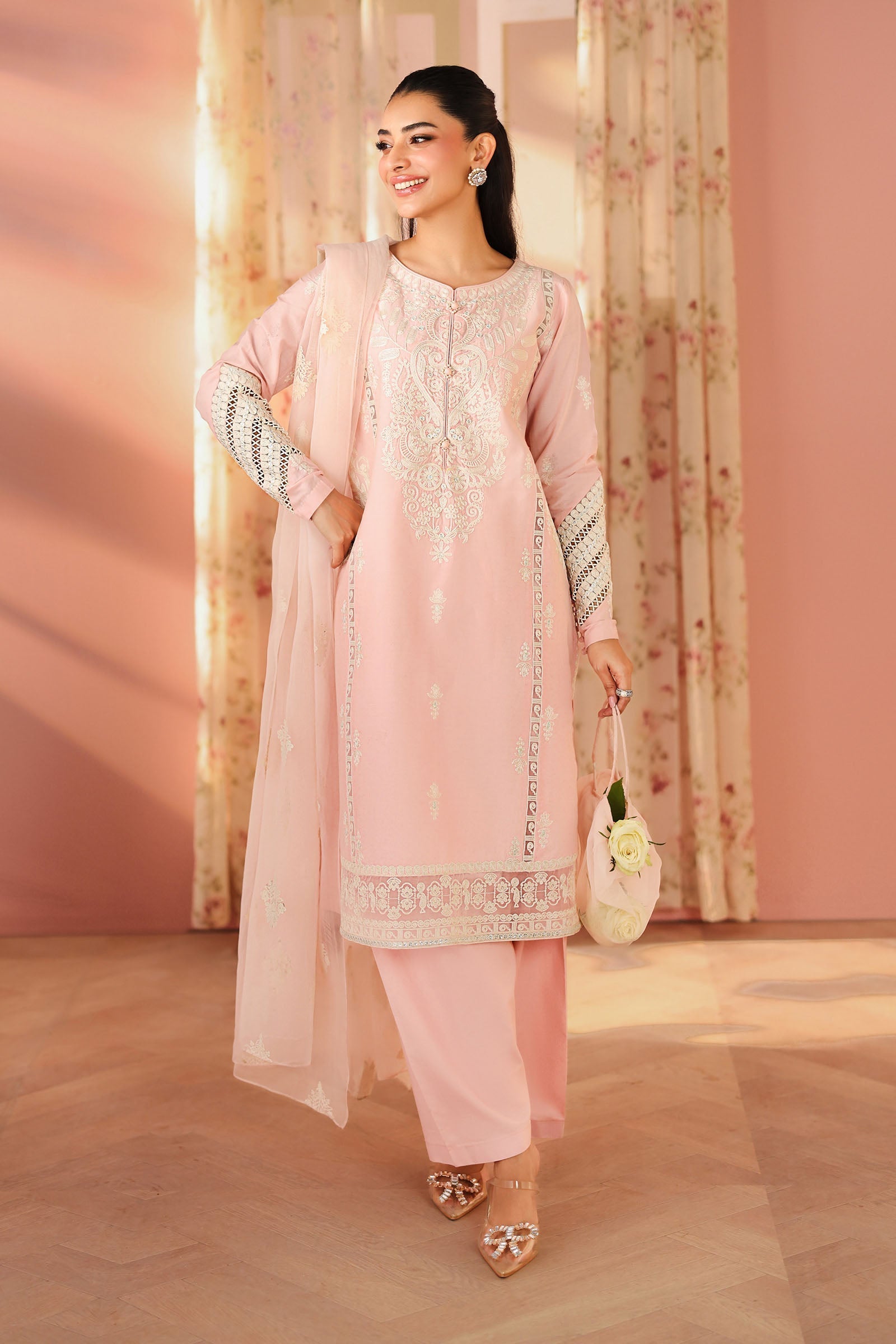 Maria B | Pre Fall 25 | Dobby Suit 04