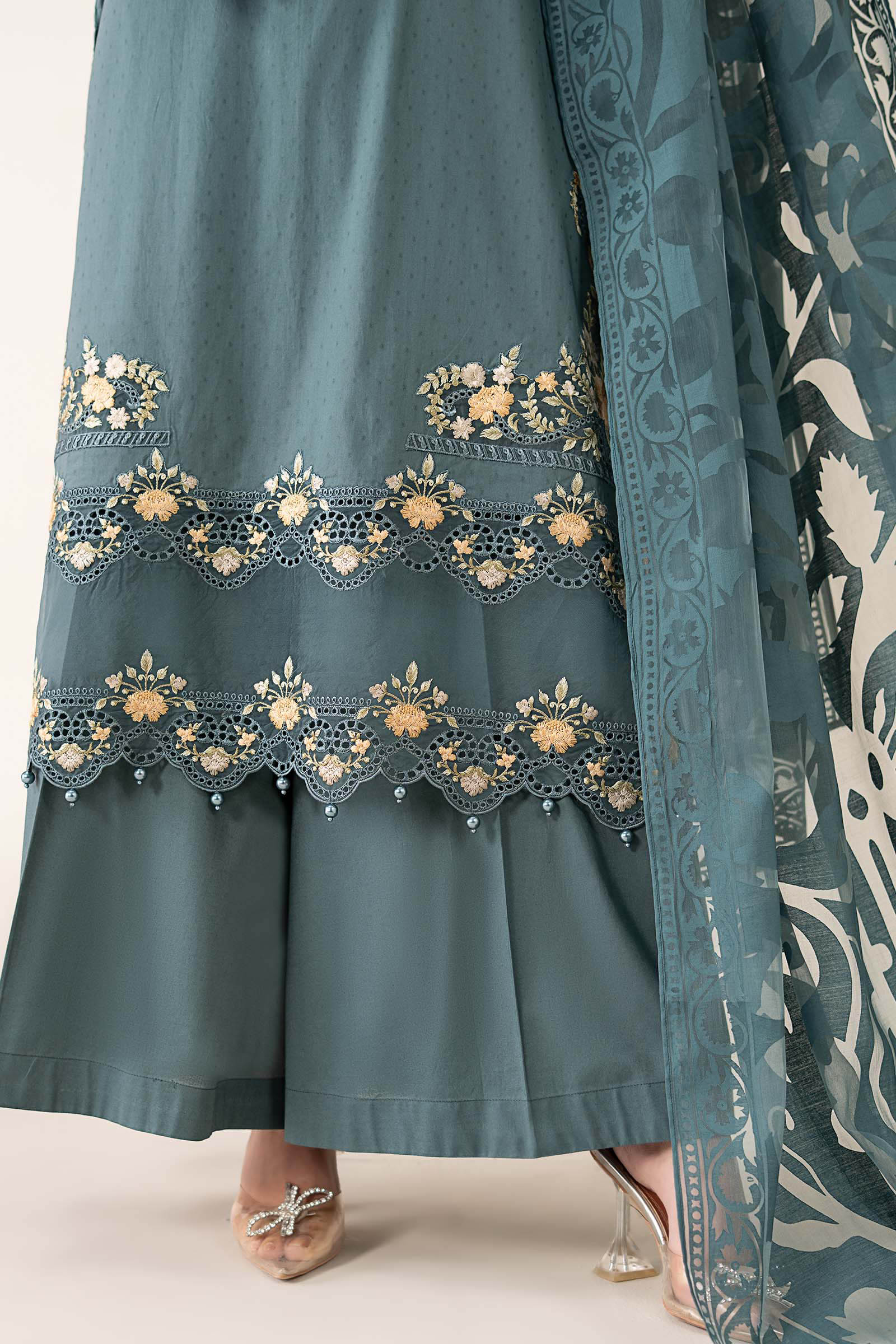 Maria B | Luxury Winter Pret 25 | DW-PF25-03-Tea