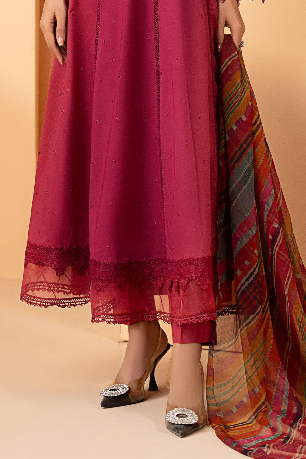 Maria B | Eid Collection 26 | 3 Piece Embroidered Dobby Lawn Suit
