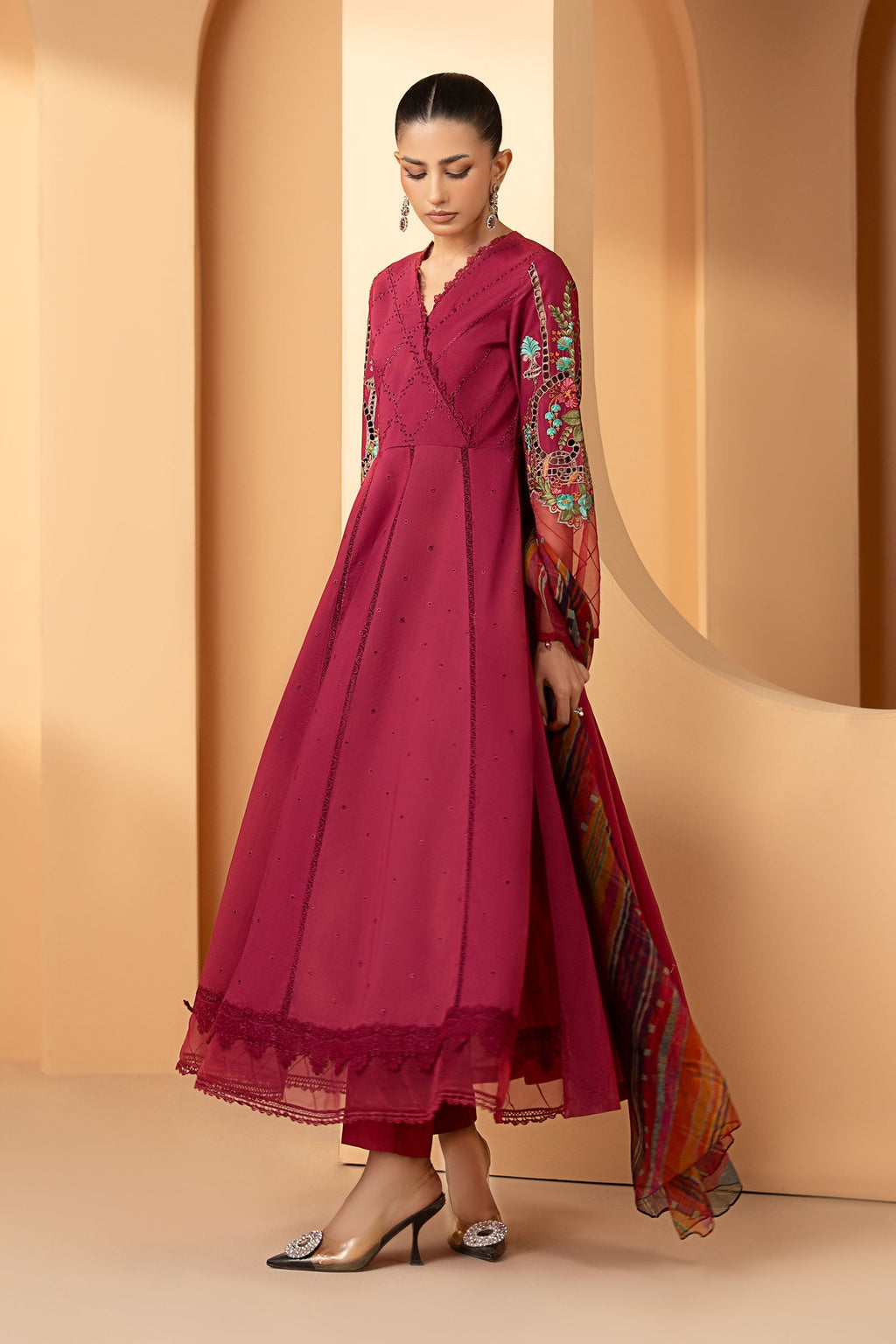 Maria B | Eid Collection 26 | 3 Piece Embroidered Dobby Lawn Suit