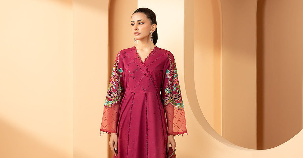 Maria B | Eid Collection 26 | 3 Piece Embroidered Dobby Lawn Suit