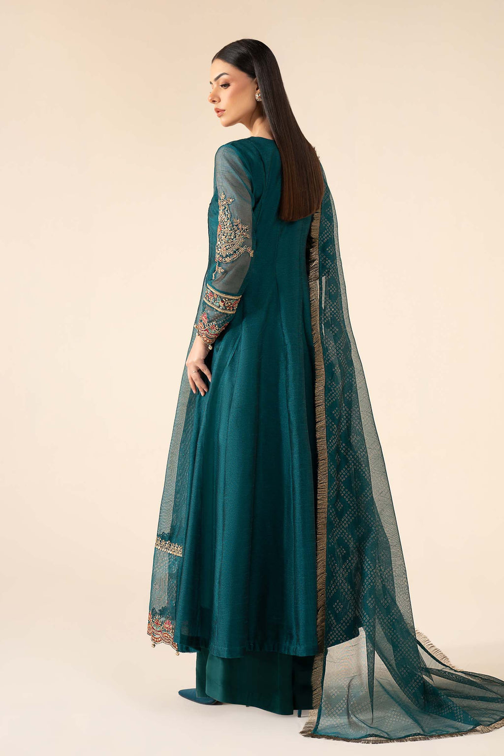Maria B | Eid Collection 26 | 3 Piece Embroidered Cotton Net Suit