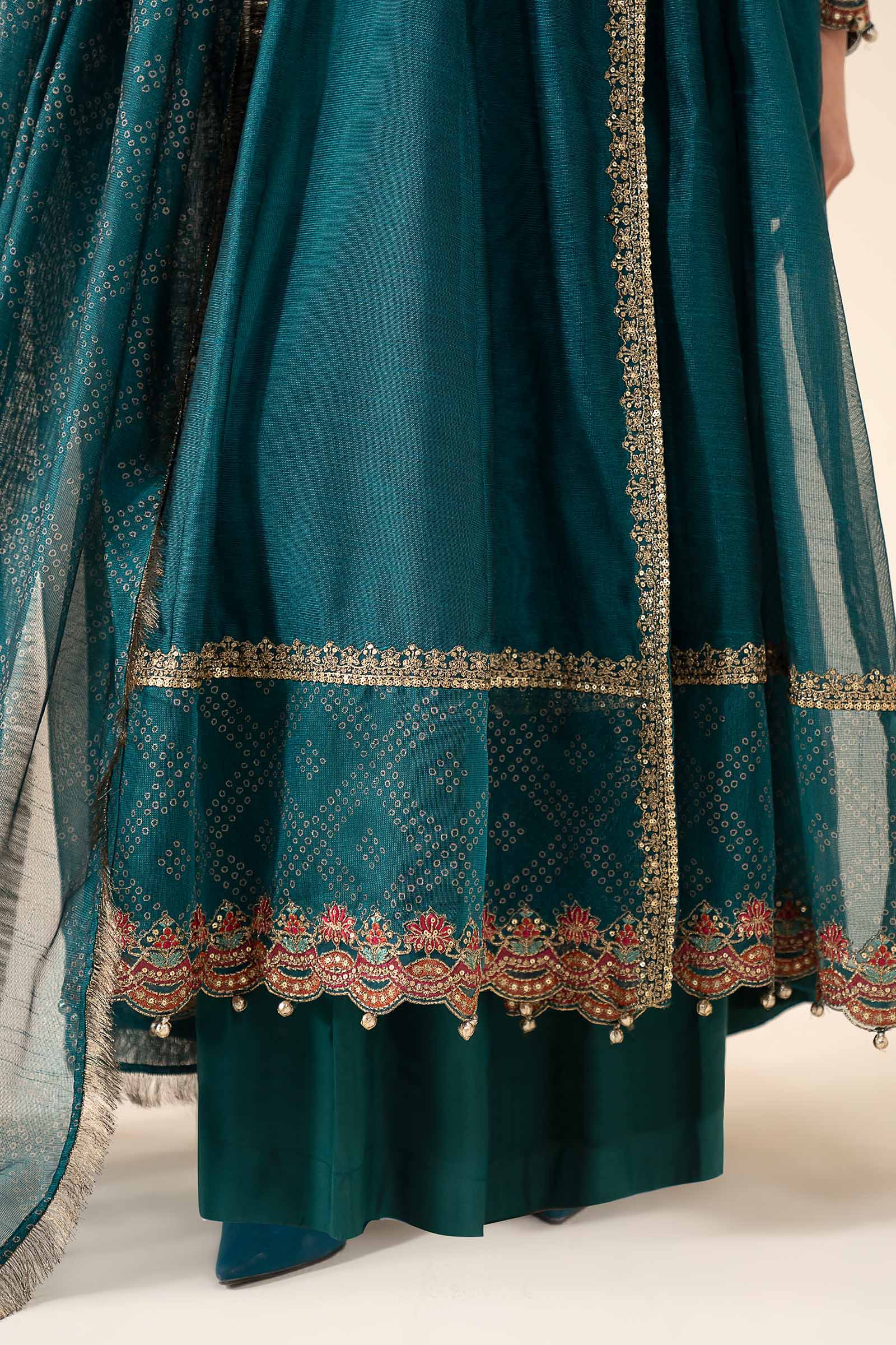 Maria B | Eid Collection 26 | 3 Piece Embroidered Cotton Net Suit