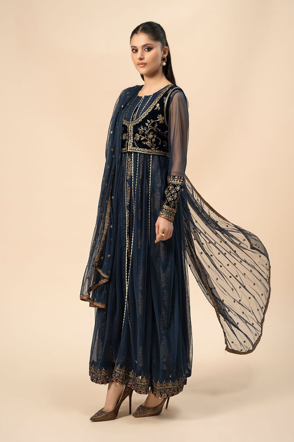 Maria B | Casual Pret 2024 | Khaddar Suit | DW-W24-151