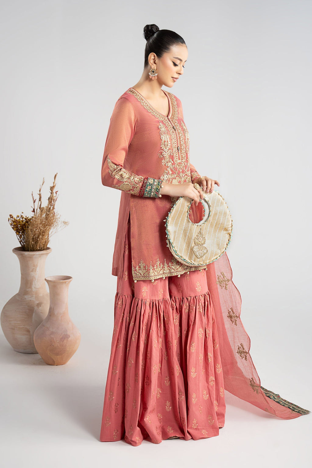 Maria B | Pre Fall Dresses | 3 Piece Embroidered Masoori Suit ZD