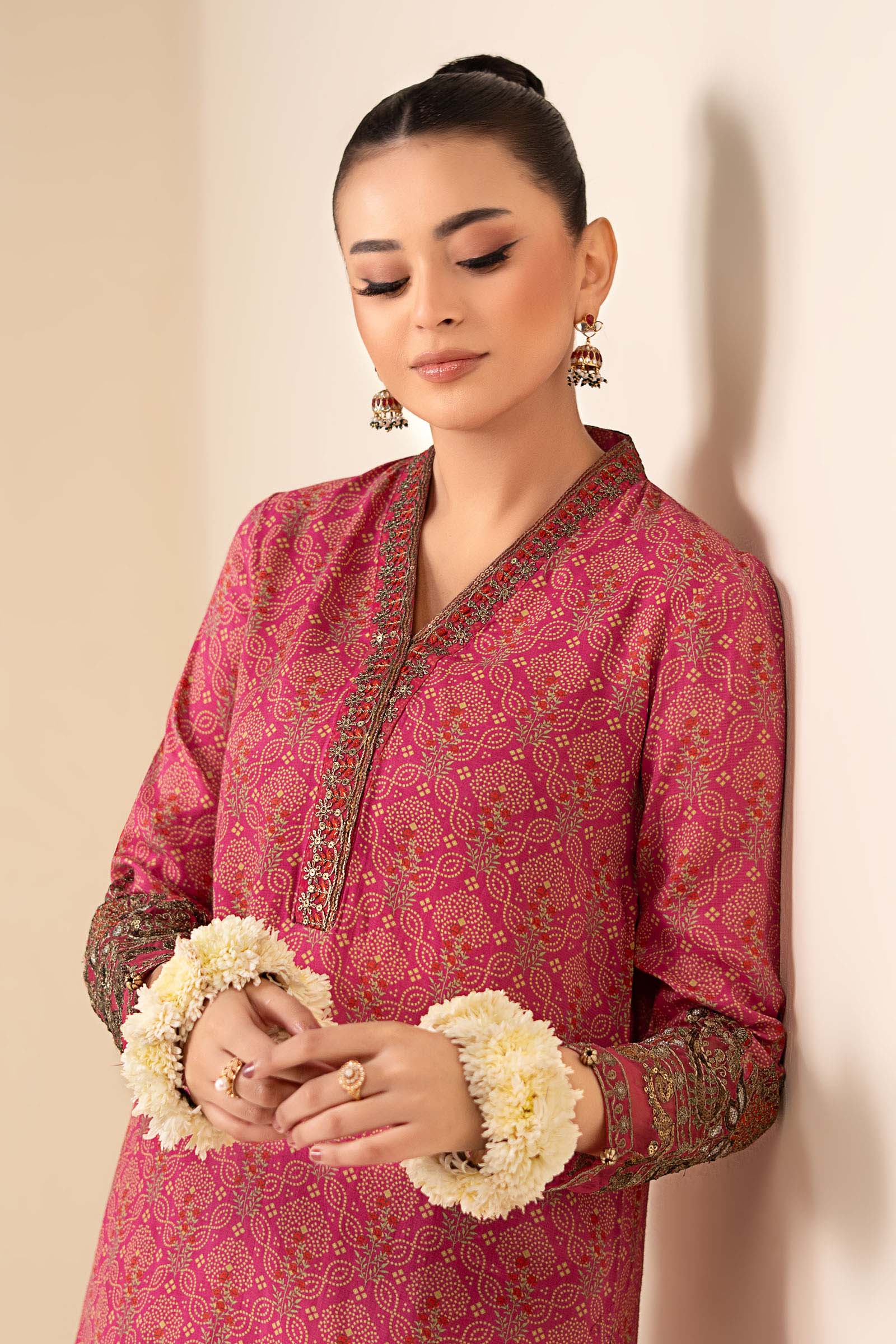 Maria B | Eid Collection 26 | 2 Piece Embroidered Raw Silk Suit