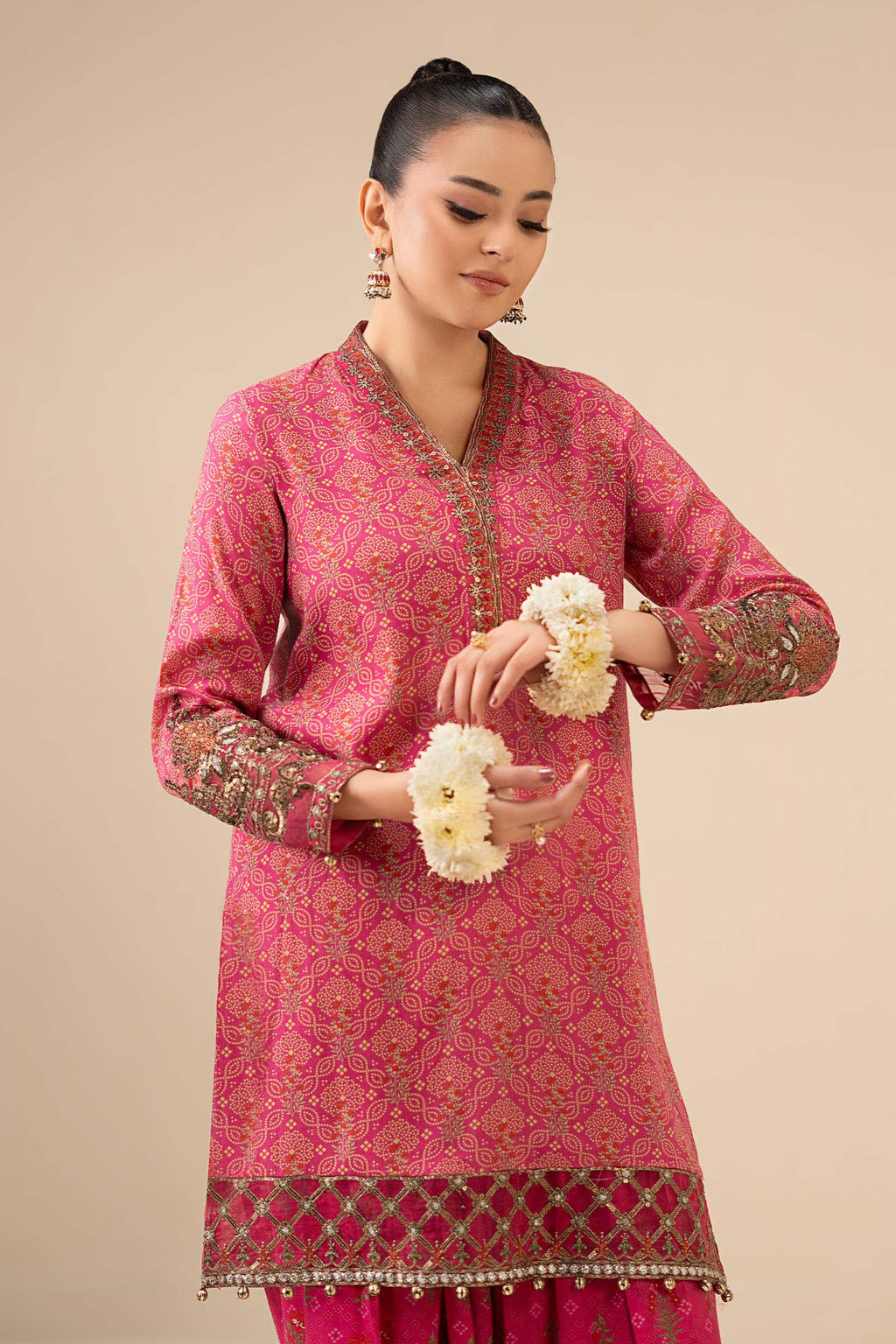 Maria B | Eid Collection 26 | 2 Piece Embroidered Raw Silk Suit