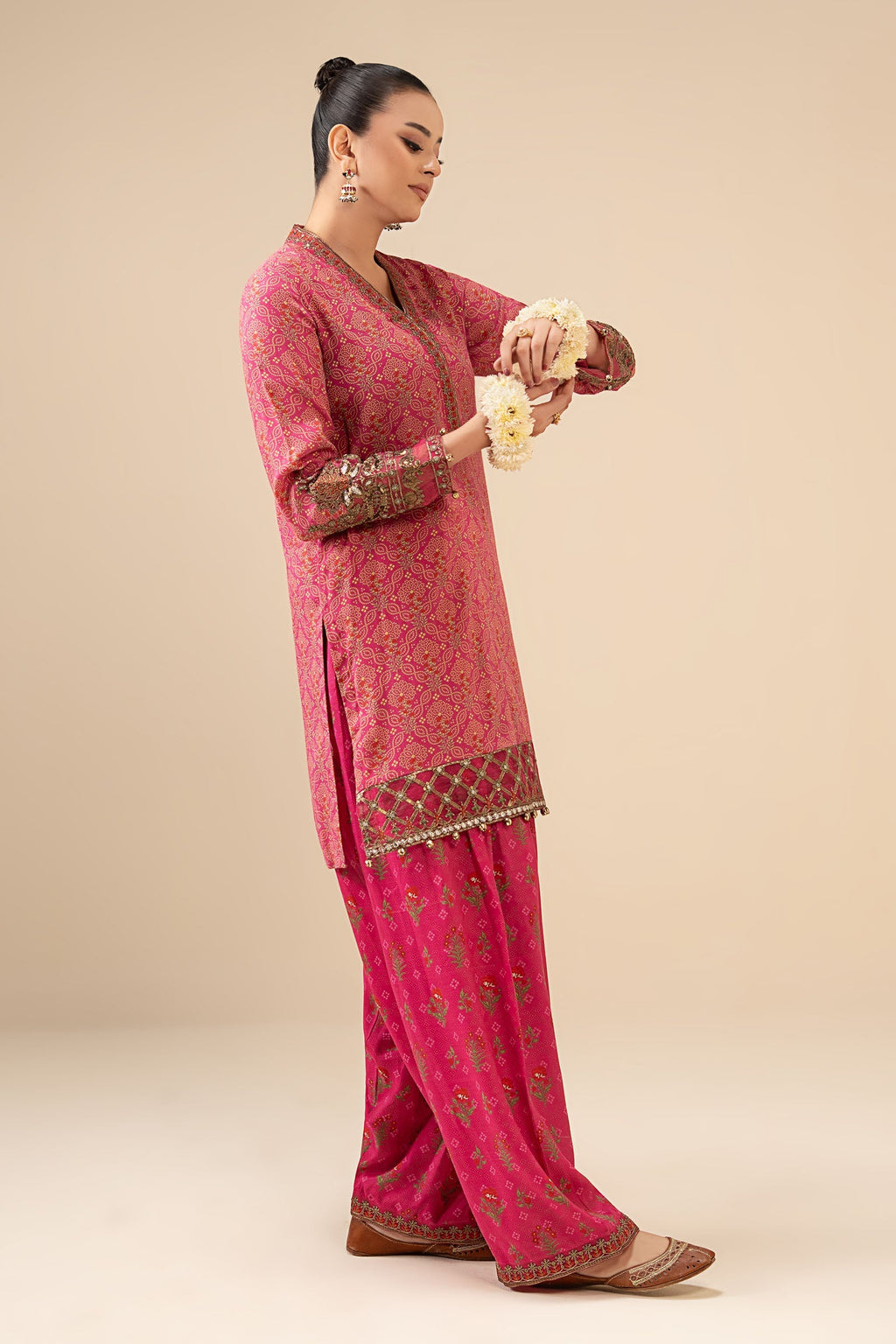 Maria B | Eid Collection 26 | 2 Piece Embroidered Raw Silk Suit