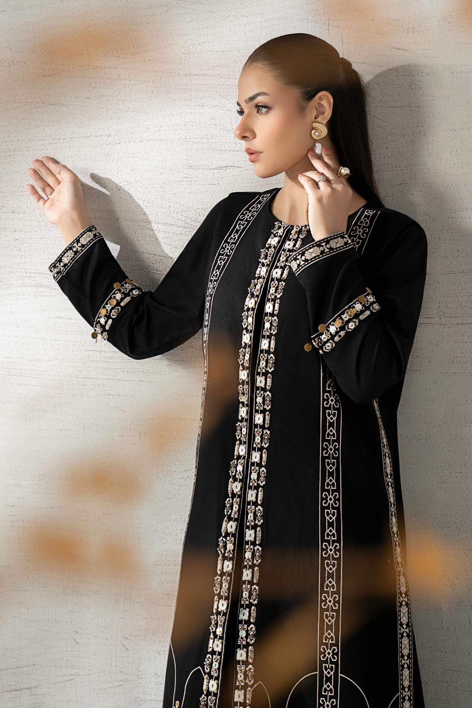 Maria B | Eid Collection 26 | 3 Piece Embroidered Khaddar Suit