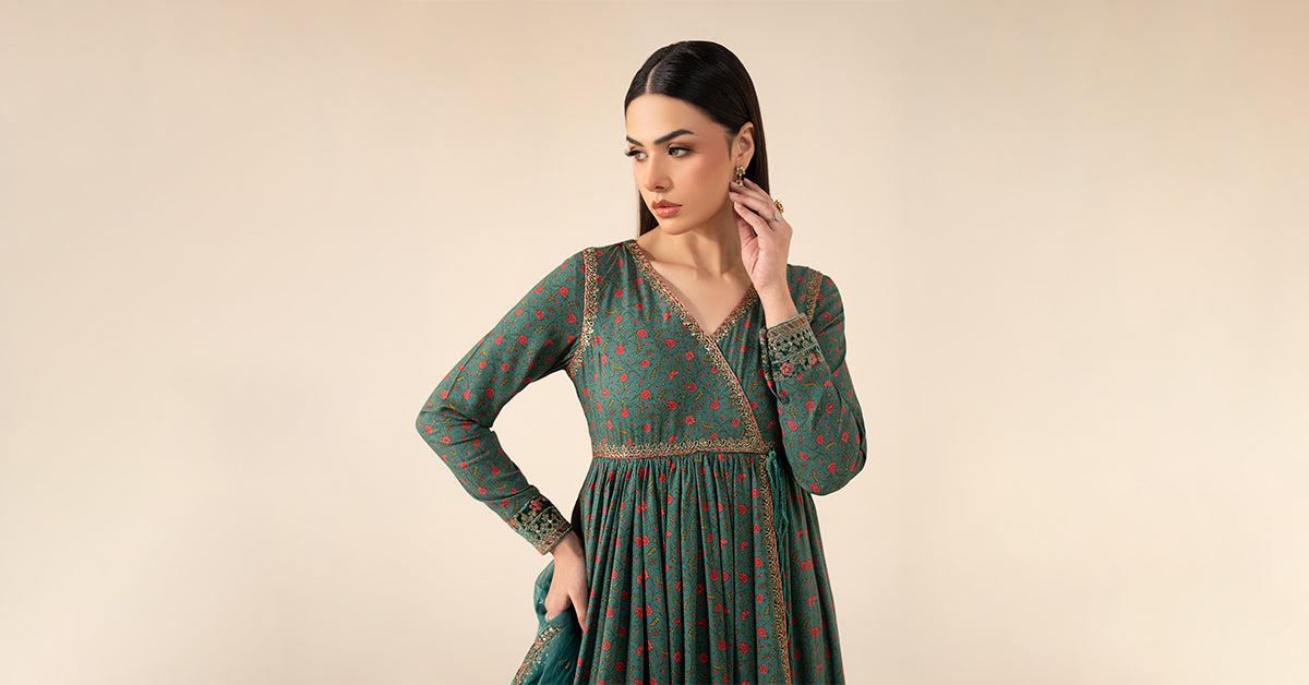 Maria B | Eid Collection 26 | 3 Piece Embroidered Linen Suit