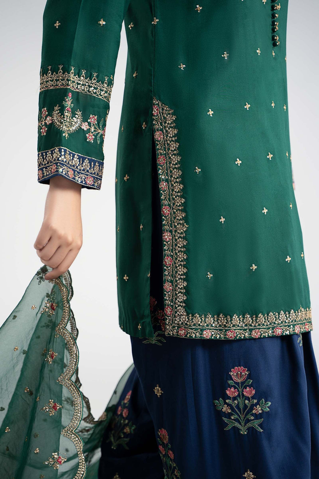 Maria B | Luxury Winter Pret 25 | DW-W25-27-Green