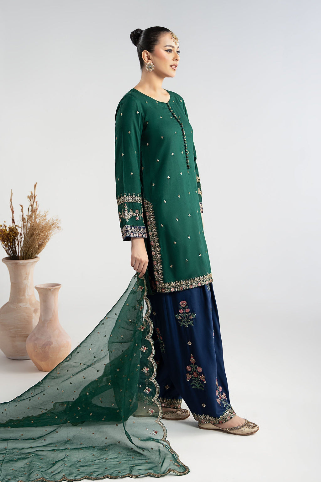 Maria B | Luxury Winter Pret 25 | DW-W25-27-Green